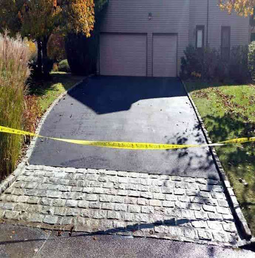 Slate sidewalk