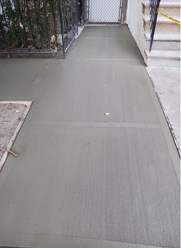 Slate sidewalk